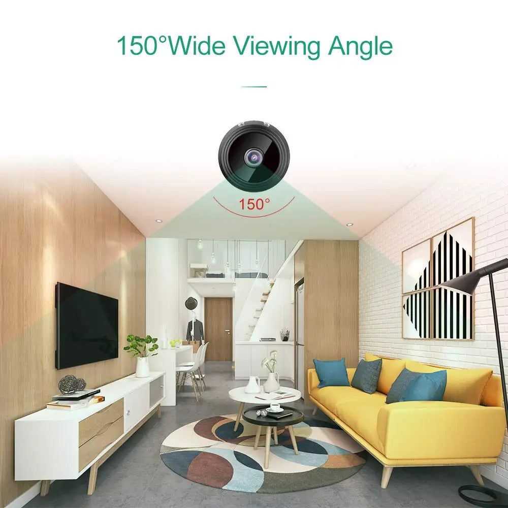 Micro Home Video CCTV Mini Security  Wifi IP Camara Sensor  Telefon Alarm Camera